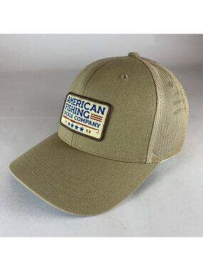 AFTCO Mens Beige Snapback Trucker Hat